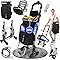 Carrito Compra Plegable 6 Ruedas 45Kg – Carro De La Compra Plegable Bolsa Isotérmica 45l, Manillar Ajustable – Carro Plegable con Ruedas Ligero & Resistente | Carrito De La Compra Escaleras & Mercado