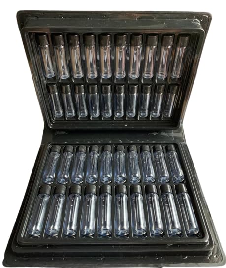 Maleta para amostras de perfume + 40 flaconetes de 4ml PVC