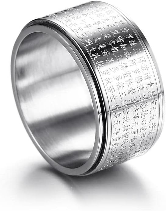 Sasici With Swastika Symbol Anel Spinner Buddha Men's Ring For Husband Treatment Fidget Anniversary Cross Amulet Rings Jewelry-38711