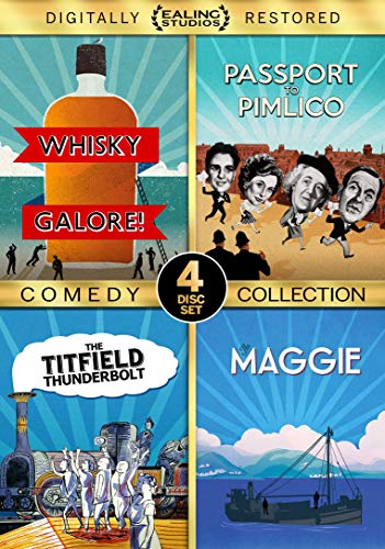 Ealing Studios Comedy Collection (Whisky Galore!, The Maggie, Passport To Pimlico, The Titfield Thunderbolt) -  Film Movement