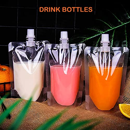 Drankzakken voor festivals, drankzakken, sapzak, 30 stuks, opvouwbare drinkzakken met 2 trechters, lekvrije waterzakken voor festivals, camping en outdoor, 250 ml, 350 ml, 420 ml - Image 6