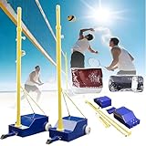 ✅【Parfait pour toutes les occasions】 Votre allié divertissement idéal ! Ce filet de sport d'extérieur est parfait pour les barbecues en famille, les sorties à la plage, les fêtes d'avant-match, les cours d'EPS à l'école, les camps d'été et les événements communautaires. Facile à déplacer, rapide à monter et amusant pour tous les niveaux.