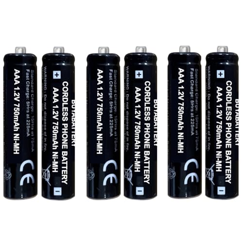 BT AAA Cordless Telephone Batteries x 6
