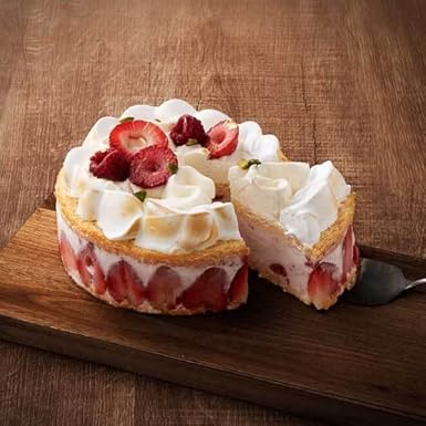 Amazon Co Jp Cake Jp アイスケーキ パティシエ 渋谷たくと監修 いちごのアントルメ グラッセ ケーキ 誕生日 ギフト お取り寄せ アイス 食品 飲料 お酒
