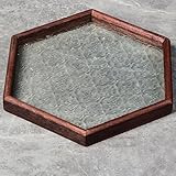 Nombreuses utilisations : ce plateau décoratif est adapté pour une variété d'occasions, telles que le comptoir, le salon, la salle de bain, la chambre ou la cuisine.