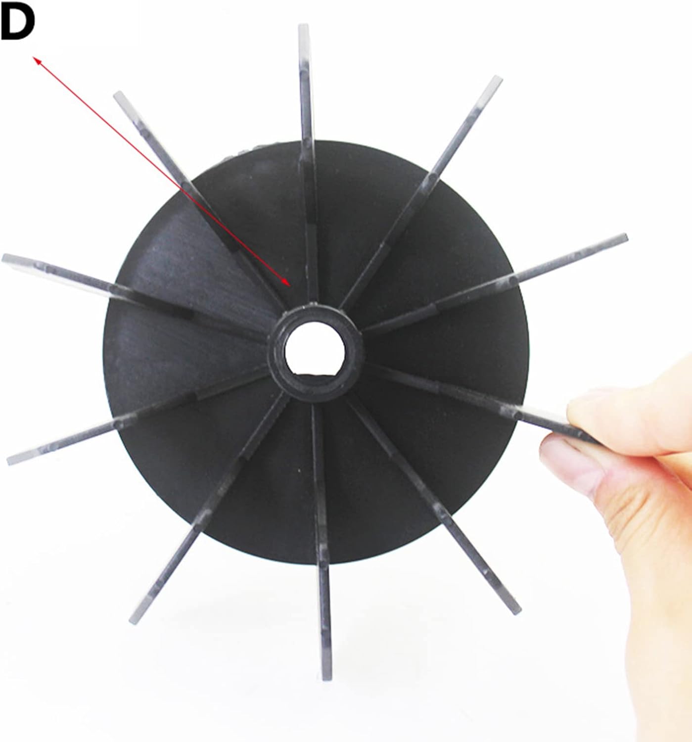 Motor Cooling Fan Air Compressor Accessories Heat Dissipation Fan Plastic Material Air Compressor Fan