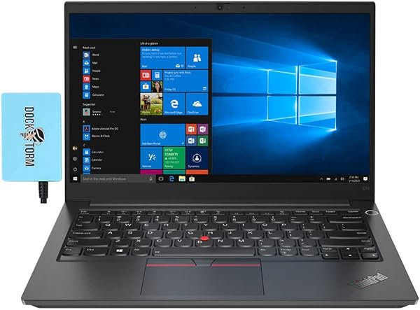 Lenovo ThinkPad E14 Gen 3 14.0" FHD IPS Business Laptop (AMD Ryzen 7 5700U 8 núcleos, 16 GB RAM, 512 GB PCIe SSD, Intel Iris Xe, WiFi 6, Bluetooth 5.2, cámara web HD, Ethernet LAN (RJ-45), Win 11 Pro) con Hub 🥇✔️ ® A Pedido 🏆™