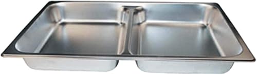 Winco SPFD2 - Bandeja divisora de alimentos de 2-1/2 pulgadas, tamaño completo