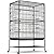 YITAHOME Wrought Iron Flight Bird Parakeet Parrot Cage for Large Cockatiel, Canary, Finch, Lovebird, Parrotlet, Conure, Pigeons, African Grey Quaker, Birdcage with Rolling Stand
