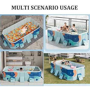 Non Inflatable Pools For Adults Foldable Non-Inflatable Kids' And