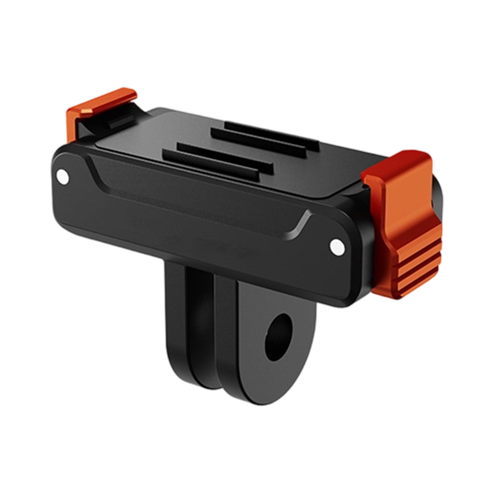 fexxkg Magnetic Quick Release Camera Mount Base for Action Camera Setups, Two-Prong Dock with Silicone Pad for Tripod