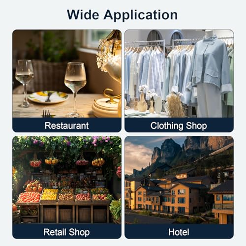Bisofice Bondrucker 80mm Thermobondrucker Belegdrucker POS Drucker unterstützt automatisches Schneiden, ESC/POS, (260 mm/s, USB +WiFi)