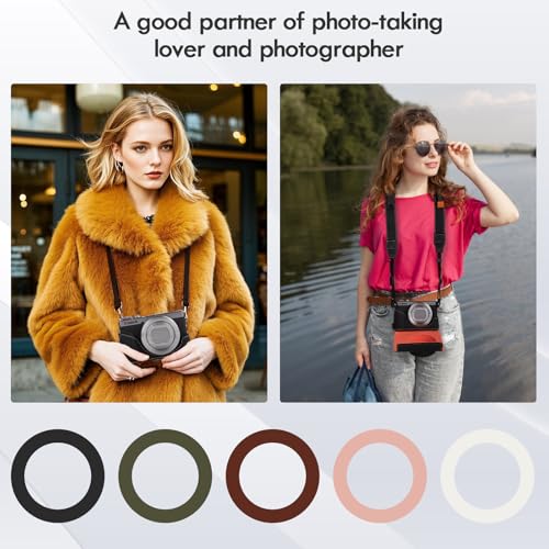 Funda de cuero para cámara Canon Powershot G7X miniatura 6