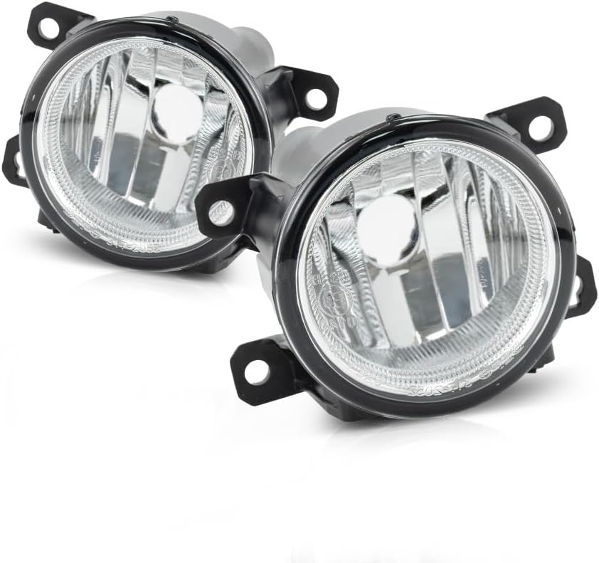 For Honda Fit 2015 2016 2017 Fog Light Driver and Passenger Side | Pair | Replacement For HO2592136, HO2593136 | 33951-TY0-305, 33950T6ZA01, 33901-TY0-305, 33900T6ZA01