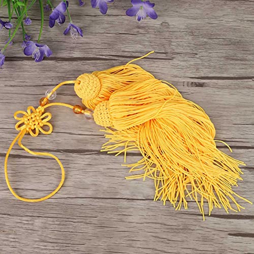 Tgoon Martial Taiji Sword Tassel, RoyalBlue Samurai Sword Katana Taiji Sword Ice Silk Material Ice Silk Chinese Kungfu Sword Tassel Luxury Chinese Knot Sword Tassel Extendable Taichi Sword Accessories