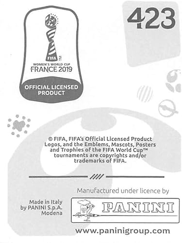 Miniatura 2 de 2019 Panini FIFA Women's World Cup France Album Stickers (Individual Sticker Only) Soccer #423 Thailand Team Logo Thailand Foil 2 Inch by 2 1/2 Inch