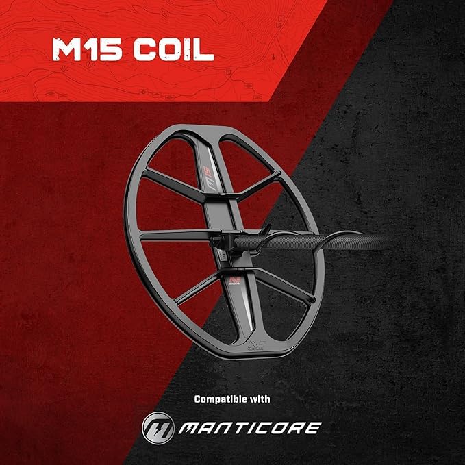 Image of MANTICORE M8 & M15 Coil Bundle, Waterproof Elliptical Double-D Smart Coil for MANTICORE Metal Detectors