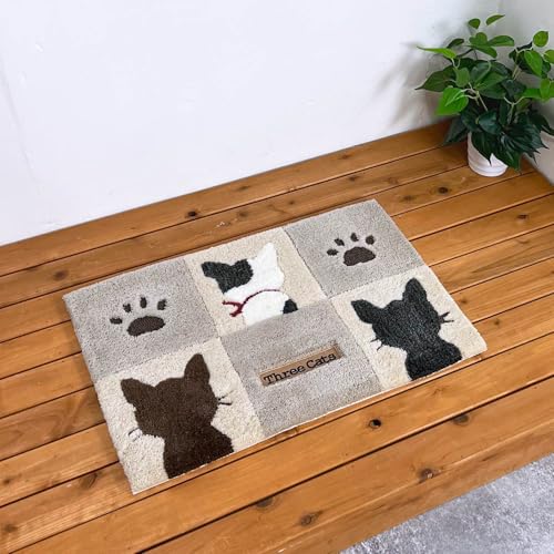 ���փ}�b�g �X���[�L���b�g�u���b�N ���� ��43cm×68cm �O���[