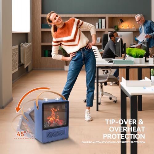 Portable Electric Fireplace Heater and 7500W Garage Heater