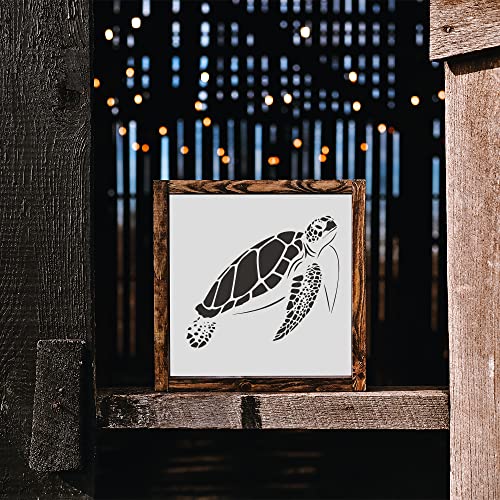 Sea Turtle Stencil - Reusable Stencils For Painting - Create Diy Sea Turtle Crafts And Decor #TOP3