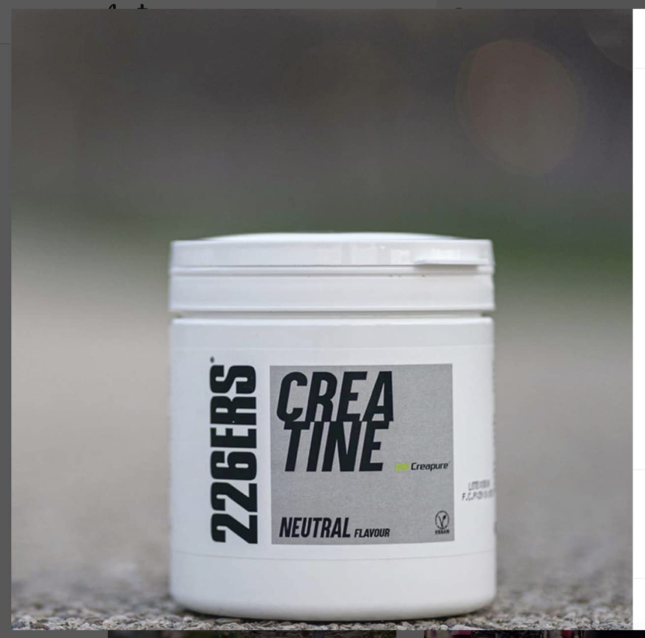 226ERS Creatina Monoidrata in Polvere | Integratore Sportivo per Recupero Muscolare in Polvere, Vegano, Gusto Neutro - 300 gr (Confezione da 2)