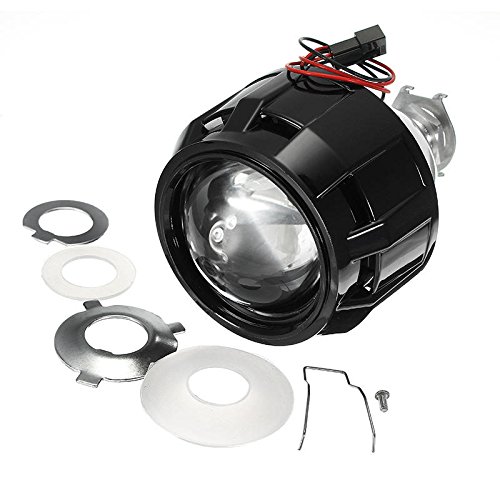2.5 Inch Car Motor Bi-Xenon Hid Projektor Kąt Eye Halo Obiektyw Reflektor H1 H4 H7 - Rhd