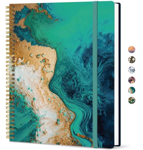 Taja Large Spiral Lined Journal
