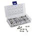 Foxnovo Fast-blow Glass Fuses Quick Blow Car Glass Tube Fuses Assorted Kit Amp