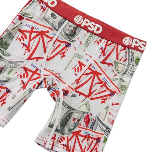 Image of PSD Underwear Boys Youth Money Postage Boxer Brief, Multi, L