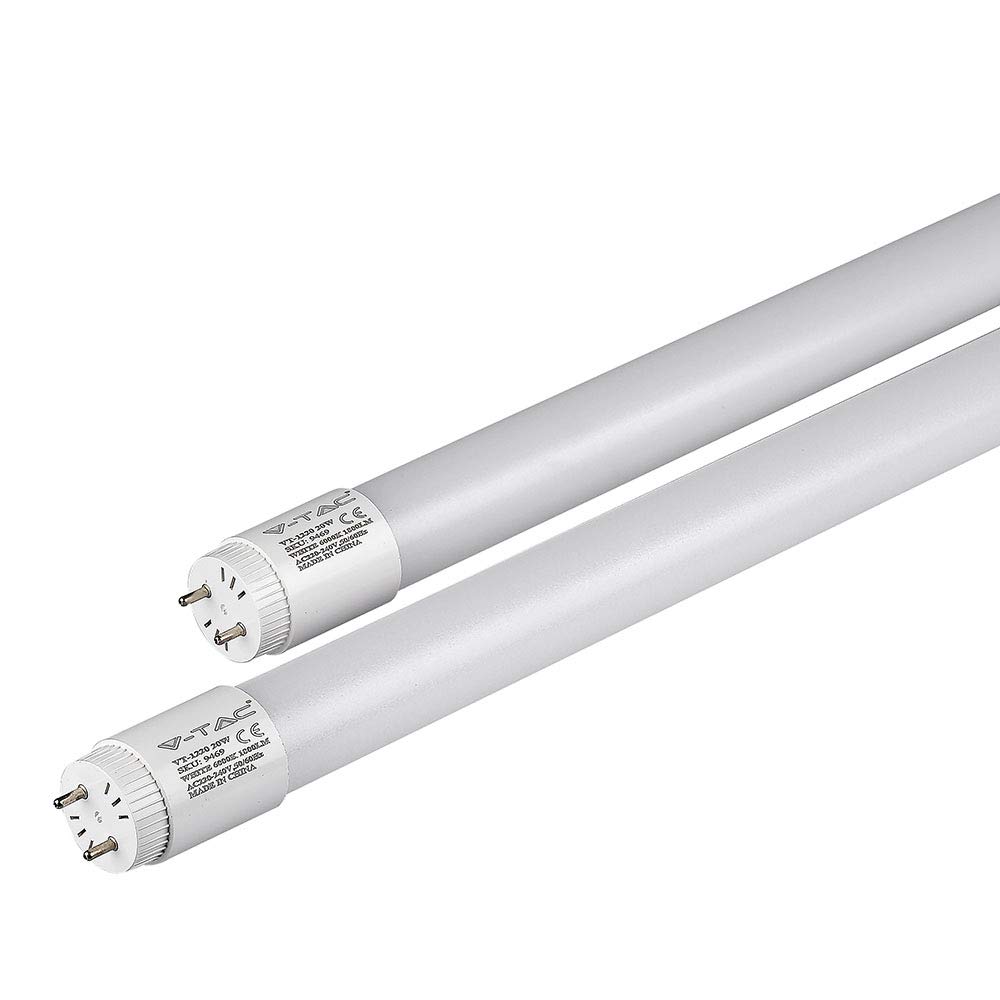 V-TAC VT-1239 VT-12023 2x18W LED WP LAMP FITTING 120CMX2 COLORCODE:6400K IP65, Plastic+ABS, 36 W, 2x18W-120cm