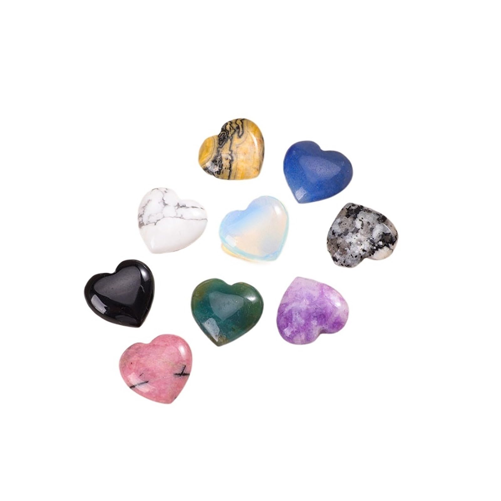 Dekosteine 10/20/30PCS 20MM Kristall Amethyst Liebe Heilsteine ​​Unregelmäßige Mineral Kies Probe for Haus Garten Decor für Garten(10pcs)