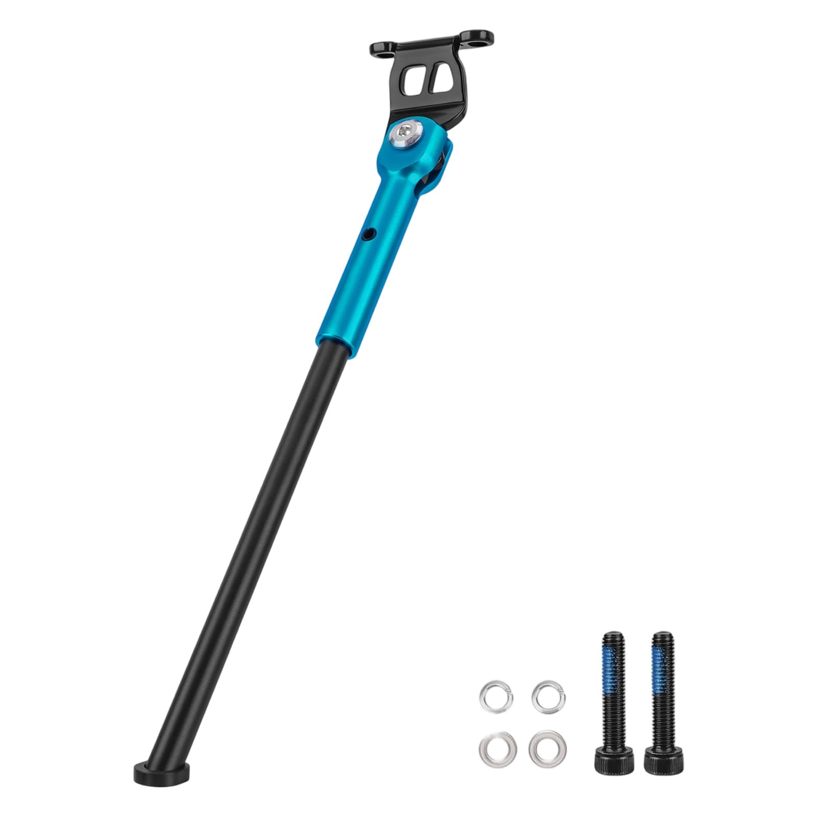 QIAOLIDA Aluminum Alloys Bicycles Kickstand Parking Stand Adjustable Side Rear Parking Rack for Triple Folding Bike Accessories