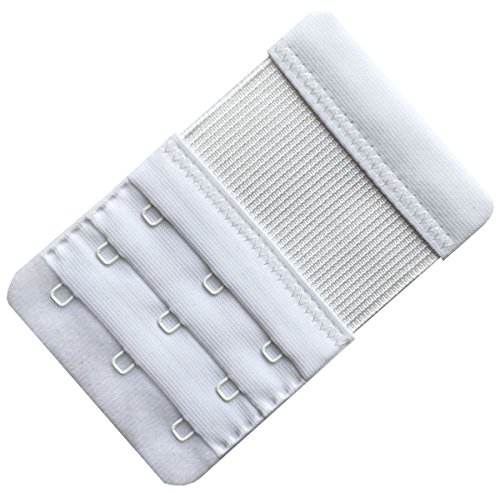 Women Pack of 3 Soft Comfortable 3 Hooks Bra Extender3