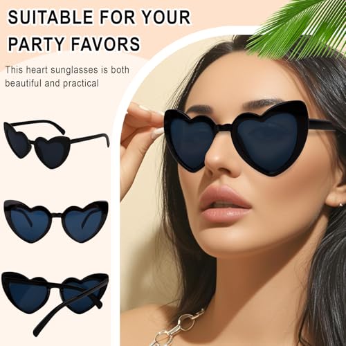 Semato Heart Shaped Sunglasses 8 Pairs Bachelorette Party Sunglasses Gifts for Women and Girls4