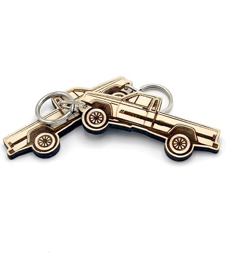 Miniatura 2 de Jeep Llavero de madera Comanche MJ - Hecho en los Estados Unidos