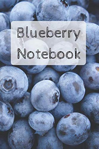 Blueberry Notebook: Perfect for Everybody, Drawing and Writing (110 Pages, Blank, 6 x 9)(Fruity Notebooks) (Fruits)