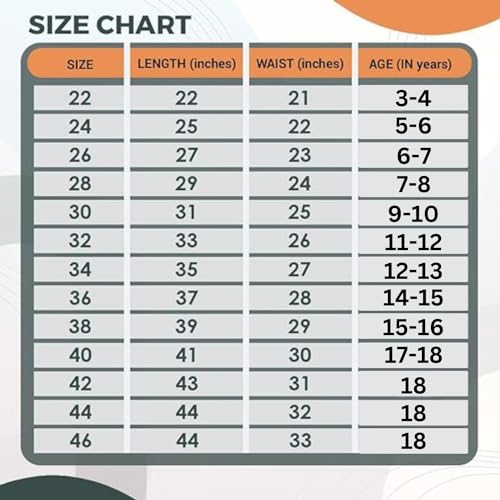 Image of White Cotton Trousers for Kids, Regular Fit