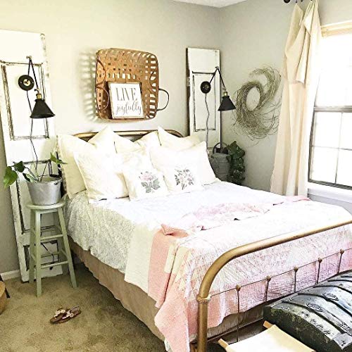 Lnc Black Swing Arm Wall Lamp Adjustable Wall Sconces Plug-In Sconces Wall Lighting (2 Pack-Black) #TOP4