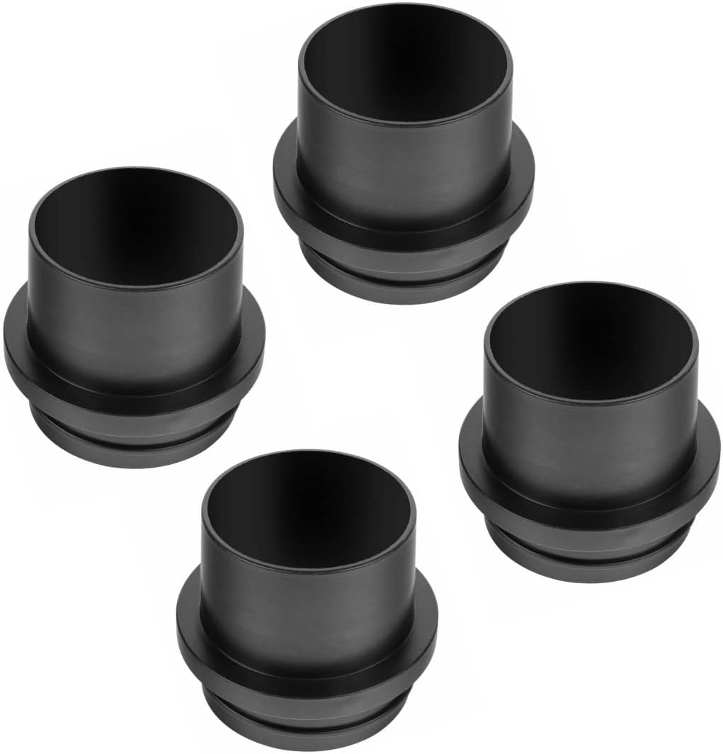 POWERTEC 70193-P4 Screw End Quick Coupler for 4” Hose – Left-Hand Threaded Adapter, 4PK