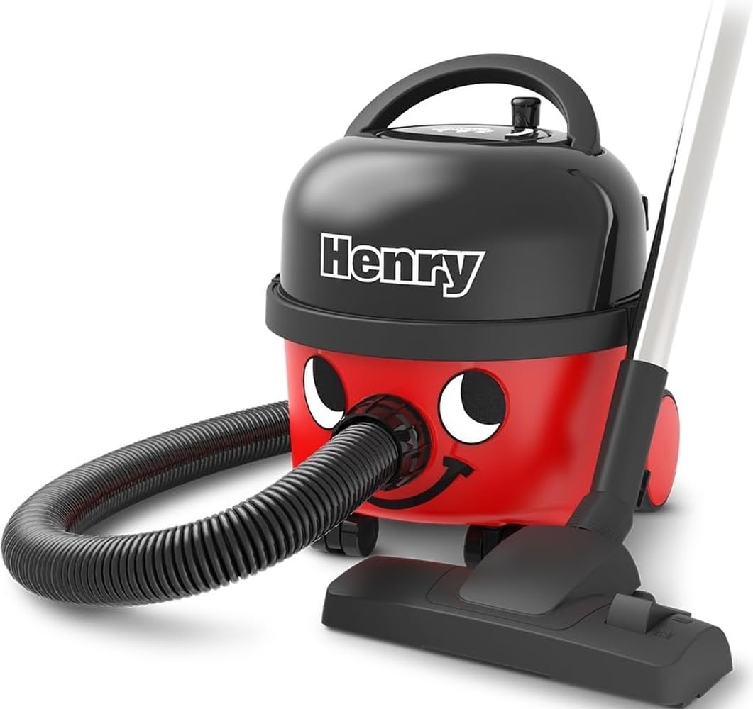 Henry HVR160-11 Bagged Cylinder Vacuum Cleaner, 6 Litre, 620W, Red and Black