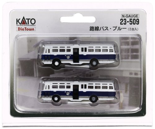 Bus bleu N 23-509 de deux pièces importé du Japon pour modélisme ferroviaire