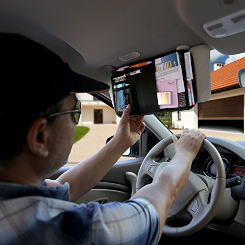 Fancy Mobility Car Sun Visor Organizer - Auto Accessories Document Holder - Car, Truck, Suv Registration & Insurance Storage Pouch - Road Trip Essentials Gift For Any Driver + 5Year Warranty (10 Pack) #TOP2