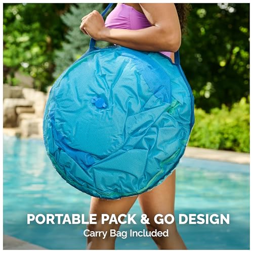 Image of SwimWays Spring Float Premium Duo, Pool Chair Fits 2 Adults, Inflatable Pool Floats Adult with Fast Inflation for Ages 15 & Up