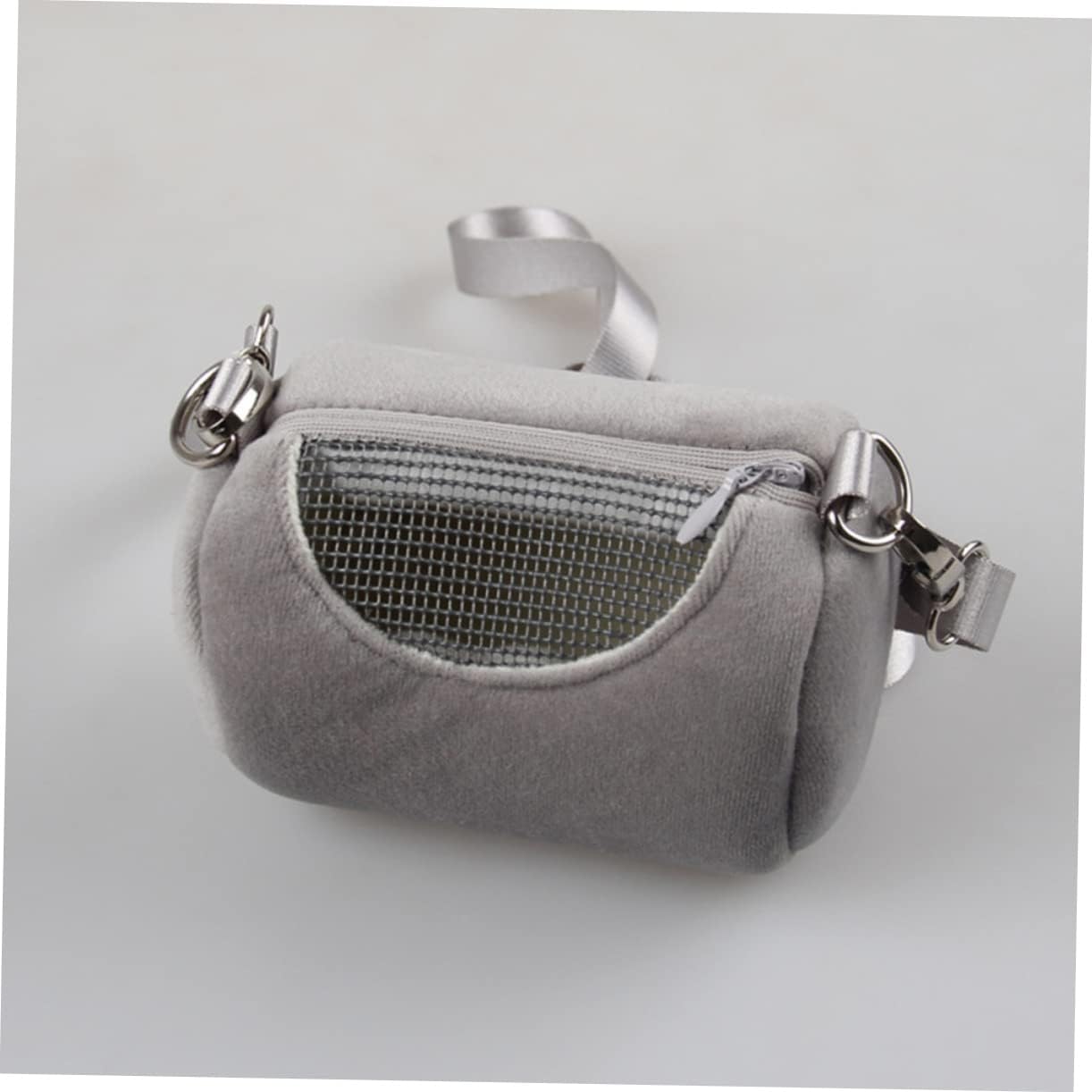 FRCOLOR 2pcs Portable Grey Hamster Carrier Bag Outdoor Travel Pet Backpack for Animals for Sightseeing and Camping