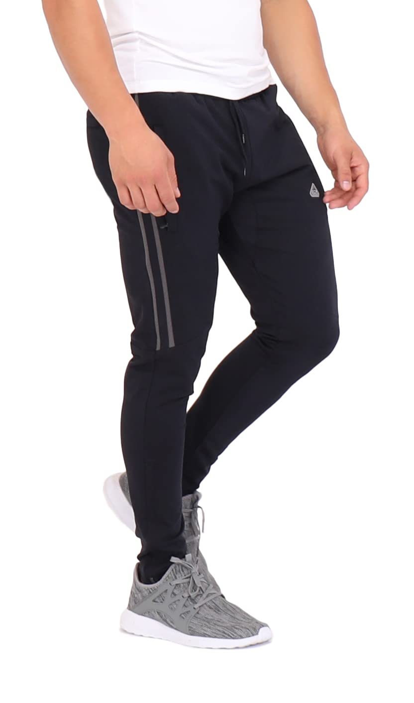 SCR Tall Jogger Sweatpants for Men – 33”, 36” Inseam - Tall Athletic Pants for Men - Mens Tall Sweatpants with Zipper Pockets