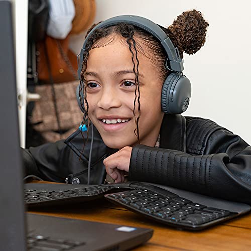 Jlab HJLEARNRGRYBLU4 Jbuddies Learn On-Ear Kids Headphones, Retractable Boom Mic thumb #7