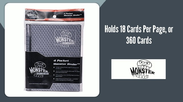 Amazon.com: Monster 4 Pocket Trading Card Binder