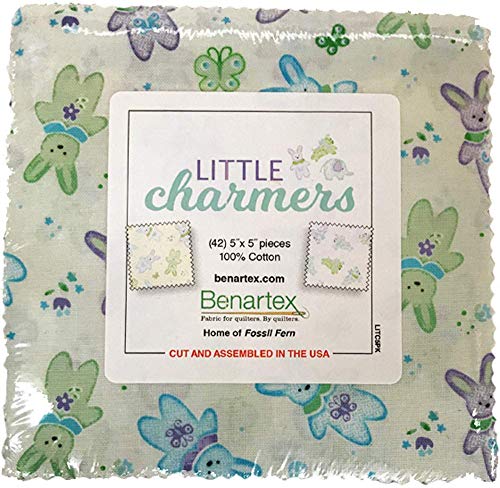 Little Charmers 5X5 Pack 42 5-inch Squares Charm Pack Benartex