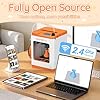 WEEFUN TINA2S 3D Printer Fully Assembled with App WiFi Cloud Printing, Massive Model Library, DIY 3D Printers Auto Bed Levelling Mini 3D Printer for Beginners, Kids, Home, Education Classroom