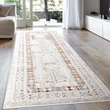 2x6 ft Boho Runner Rug - Versatile Area Rug for Hallway, Kitchen, Bathroom, Entryway, Laundry Room,